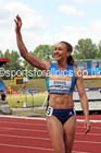 Jessica Ennis-Hill  after the 100 metres hurdles, Sainsbury's British Champs, Alexander Stadium, Birmingham. Photo: David T. Hewitson/Sprts for All Pics